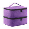 Double-Layer Portable Nail Polish Organizer