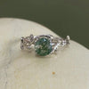 Sterling Silver Moss Agate Ring