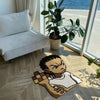 Cartoon Character Shaped Plush Rug for Bedroom & Living Room
