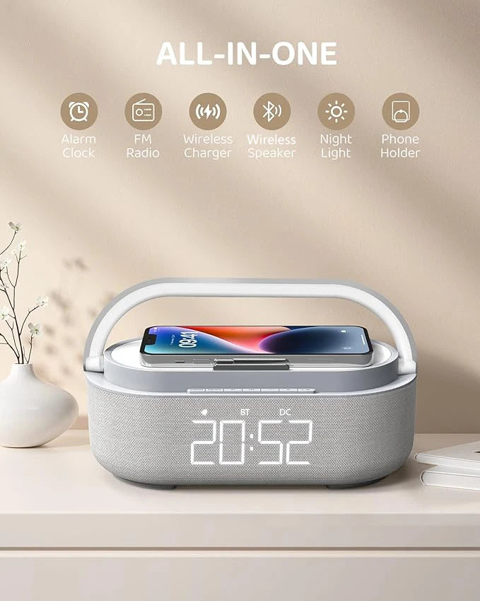 Tragbare Bluetooth-Lautsprecher mit kabelloser Ladung