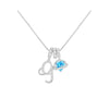 Heart-Shaped Initial Pendant Necklace