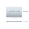 Slim Snap-On Hard Shell Case for MacBook Neo 13 with Cooling Vents