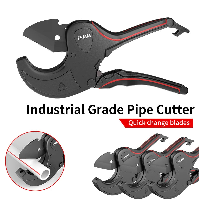Ratchet Pipe Cutter for PVC, PPR & Plastic Tubing