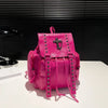 Gothic PU Leather Backpack with Rivet Accents