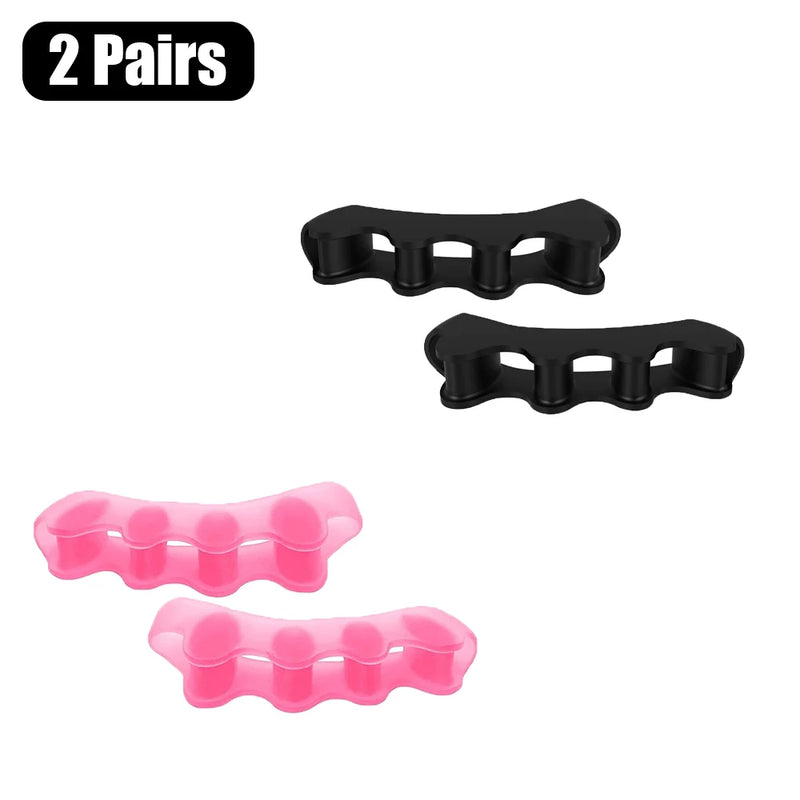 Soft Silicone Toe Separators for Bunion Relief & Foot Alignment