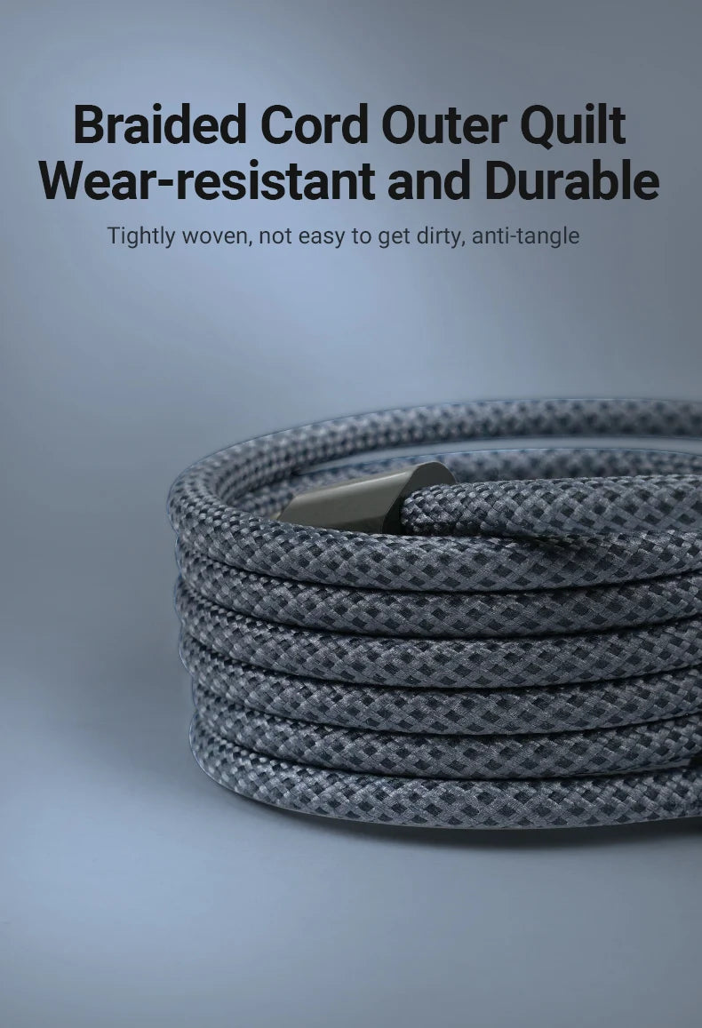 Magnetic USB-C to USB-C Fast Charging Cable (100W)