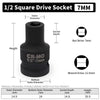 Heavy-Duty Square Drive Impact Socket Adapter Set