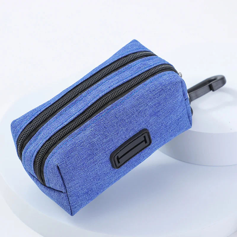 Compact Poop Bag Dispenser with Refill Holder