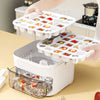 Double-Layer Ice Cube Tray with Easy-Press Lid