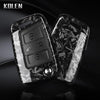 Carbon Fiber Car Key Case Cover for VW, SEAT & Skoda