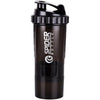 3-Compartment Protein Shaker Bottle