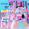 Kit de Diseño de Vestidos de Princesa DIY para Niños
