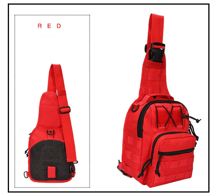 Tactical Sling Bag with MOLLE System for Outdoor Adventures