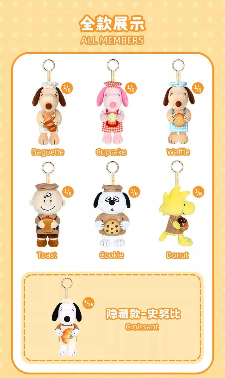 Snoopy Baking Series Plush Keychain – Official Peanuts Collectible