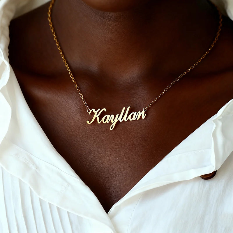 Personalized Stainless Steel Name Necklace