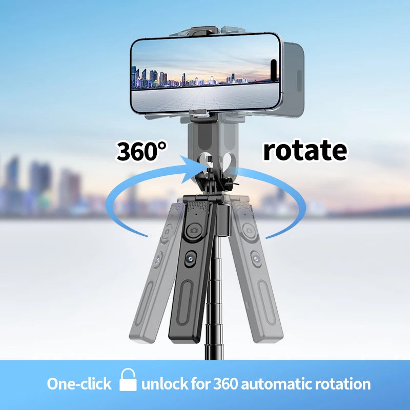 AI Tracking Selfie Stick Tripod with Remote