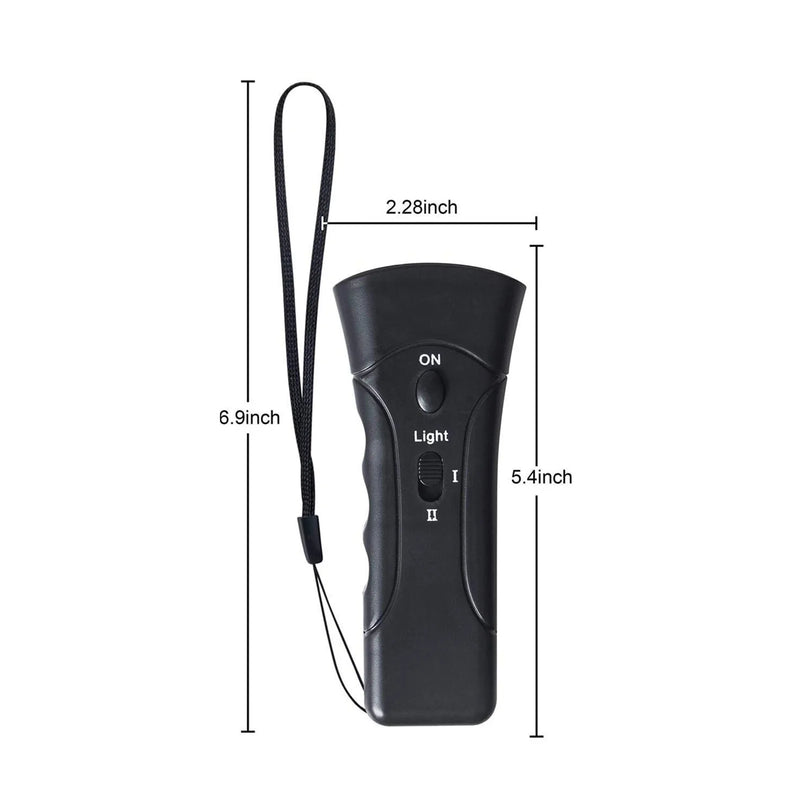 Ultrasonic Anti-Bark Trainer with LED Flashlight