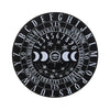 Wooden Pendulum Board with Celestial Design for Divination and Home Decor