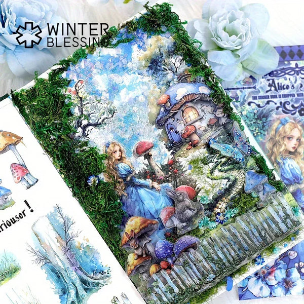 Alices Reise – Ästhetischer Sticker-Buch