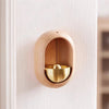 Cloche de Porte en Bois Magnétique