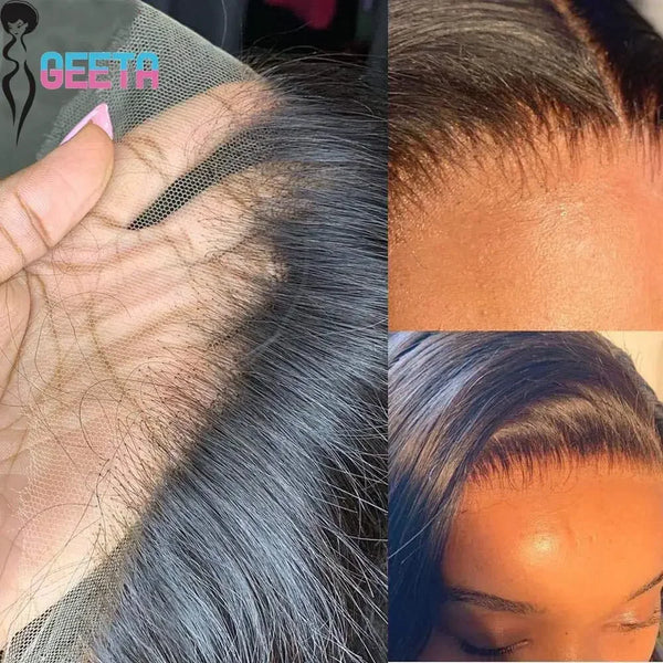 Bone Straight HD Lace Frontal Perücke
