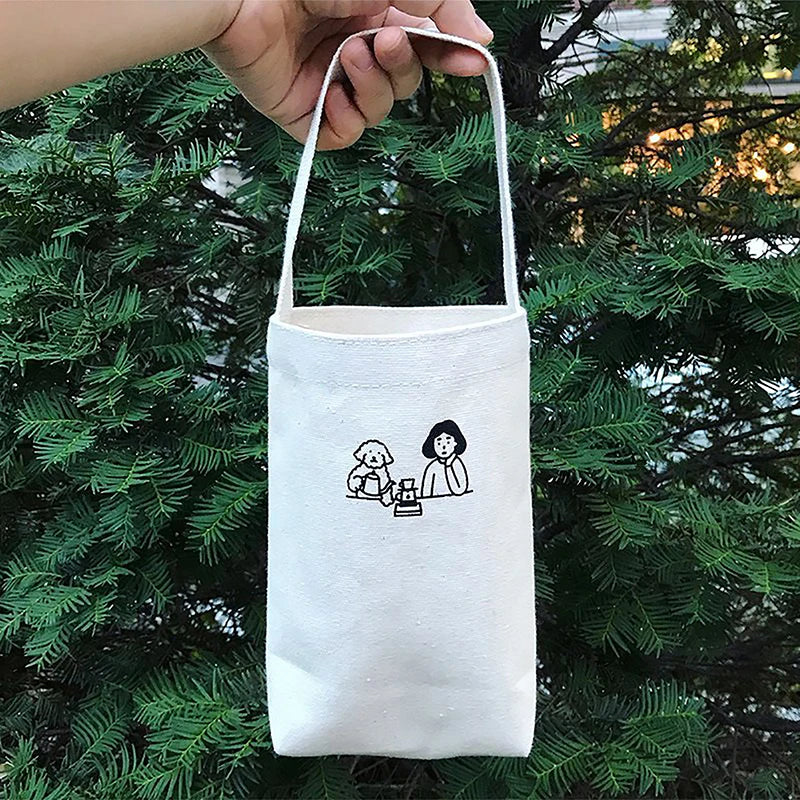 Sac Tote en Toile pour Bouteille