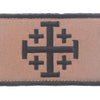 Embroidered Crusader Cross Tactical Patch with Hook and Loop Backing