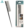 Dual-Metal Pet Grooming Comb with Tapered Tail