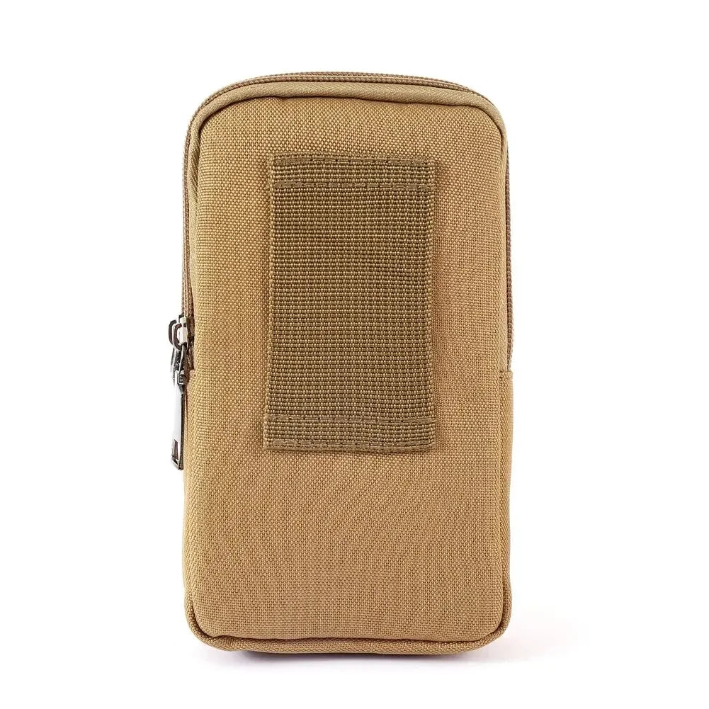Compact Canvas Waist Pouch with MOLLE Compatibility