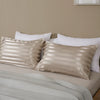 Luxurious Satin Stripe Pillowcase with Envelope Closure