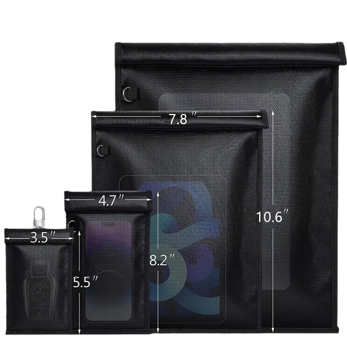 RFID Blocking Faraday Pouch for Car Keys and Cards