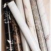 Rolls of marble effect self-adhesive PVC film in various shades and patterns for countertops and cabinets