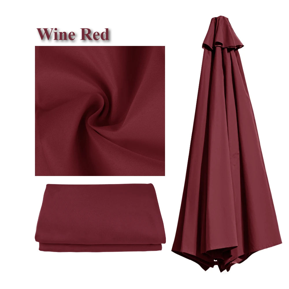 Waterproof Replacement Patio Umbrella Canopy