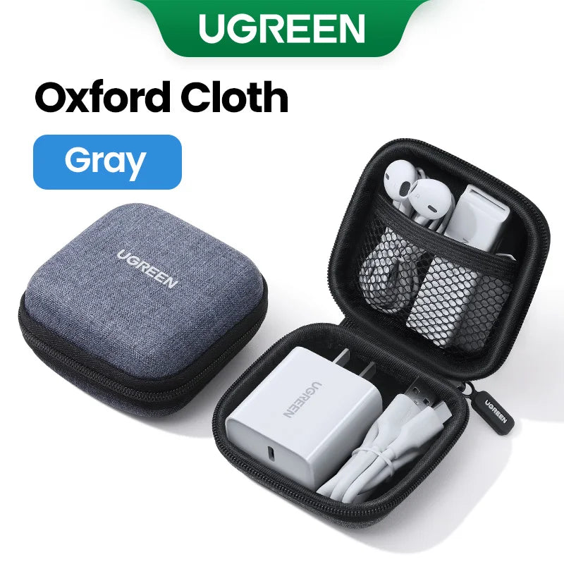 Compact EVA Hard Shell Storage Case for Earbuds and Accessories