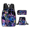 Kids' Cartoon School Backpack with Front Pocket