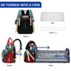 3-in-1 Diaper Bag Backpack with Foldable Changing Mat