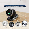 Portable 3-in-1 Turbo Handheld Fan with Digital Display and 5 Speed Settings