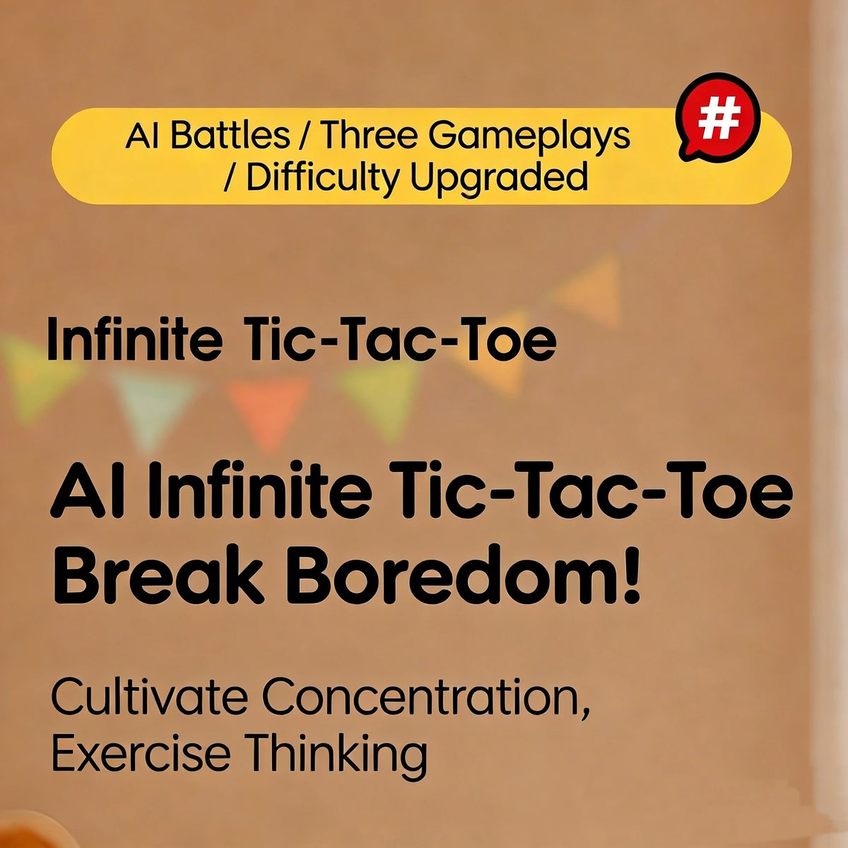 Electronic Chess & Tic-Tac-Toe Board for Family Brain Games