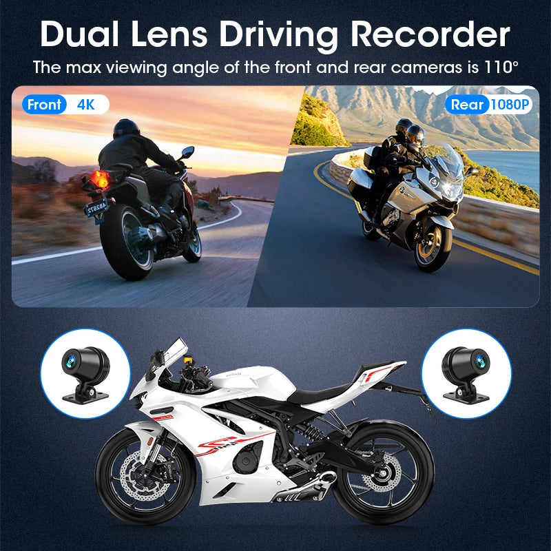 5/6.25 Inch Waterproof Motorcycle GPS with CarPlay and Android Auto