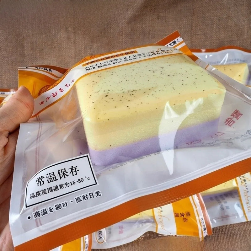 Slow-Rising Toast Squishy Stress Relief Toy