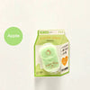 A package of Apple paper soap sheets, green and white, for portable travel.