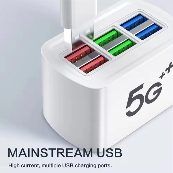 5-Port USB Desktop Charging Station