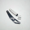 CNC aluminum foot pegs and mounting hardware for electric dirt bikes