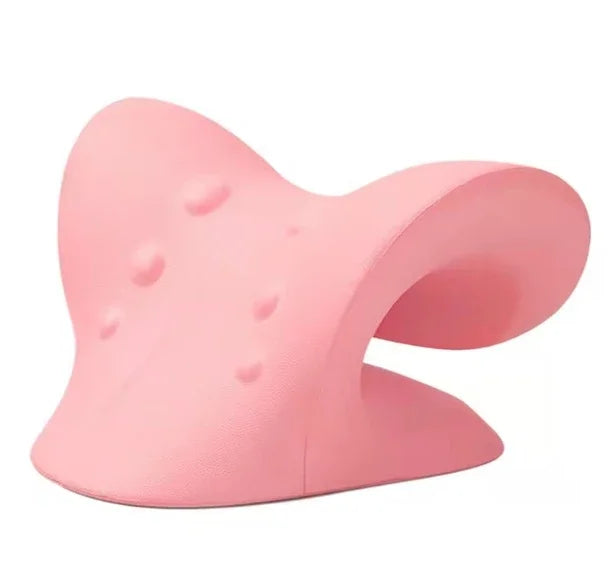 Neck and Shoulder Relaxer Pillow with Cervical Traction Support