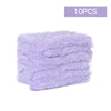 Ten pieces of fluffy purple feather dusters for cleaning ceilings and desktops
