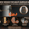 Heavy-Duty Wall Mount Metal Hooks for Garage and Workshop Storage