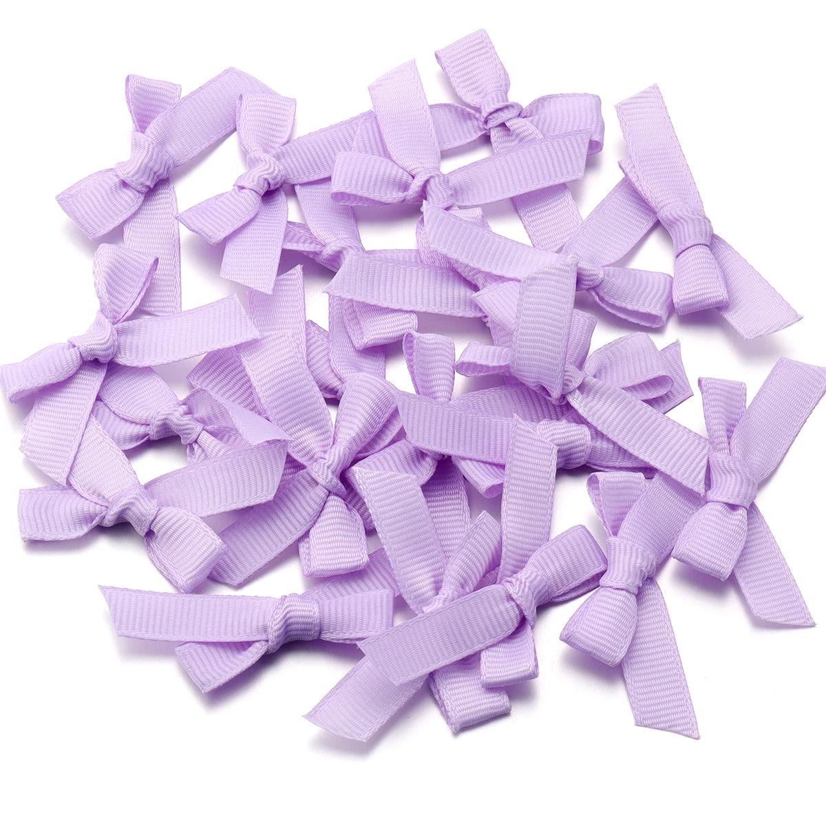 Satin Ribbon Bows for Crafts and DIY Projects (50-Pack)