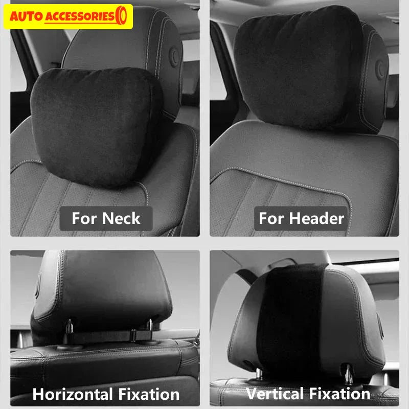 Premium Car Headrest Neck Support Pillow