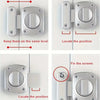 Heavy-Duty Rotating Metal Door Lock