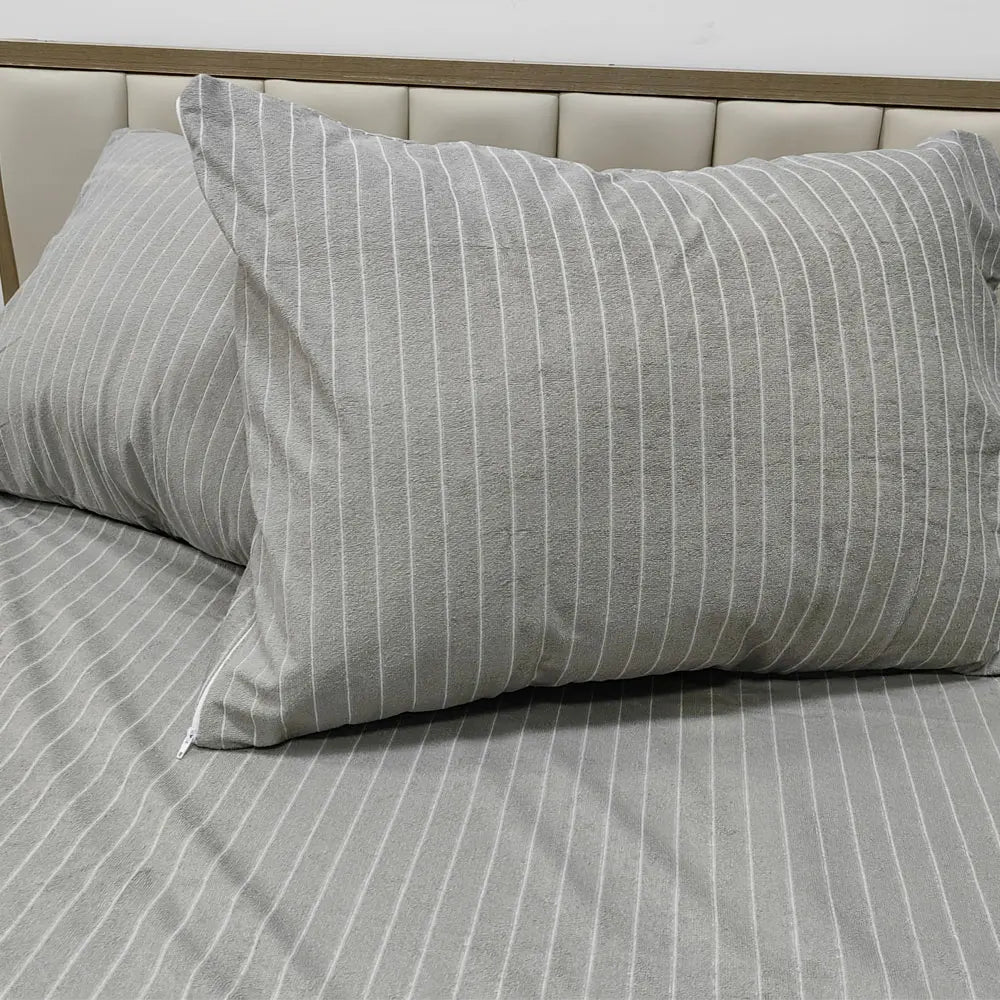 Waterproof Cotton Pillow Protector with Zipper